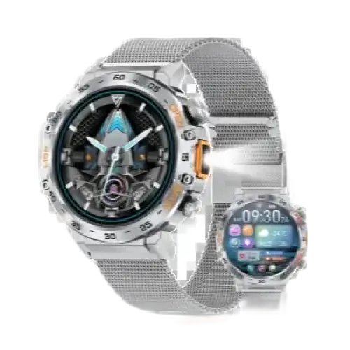 Montre intelligente LIGE 2024 avec écran AMOLED HD 360*360 étanche pour hommes