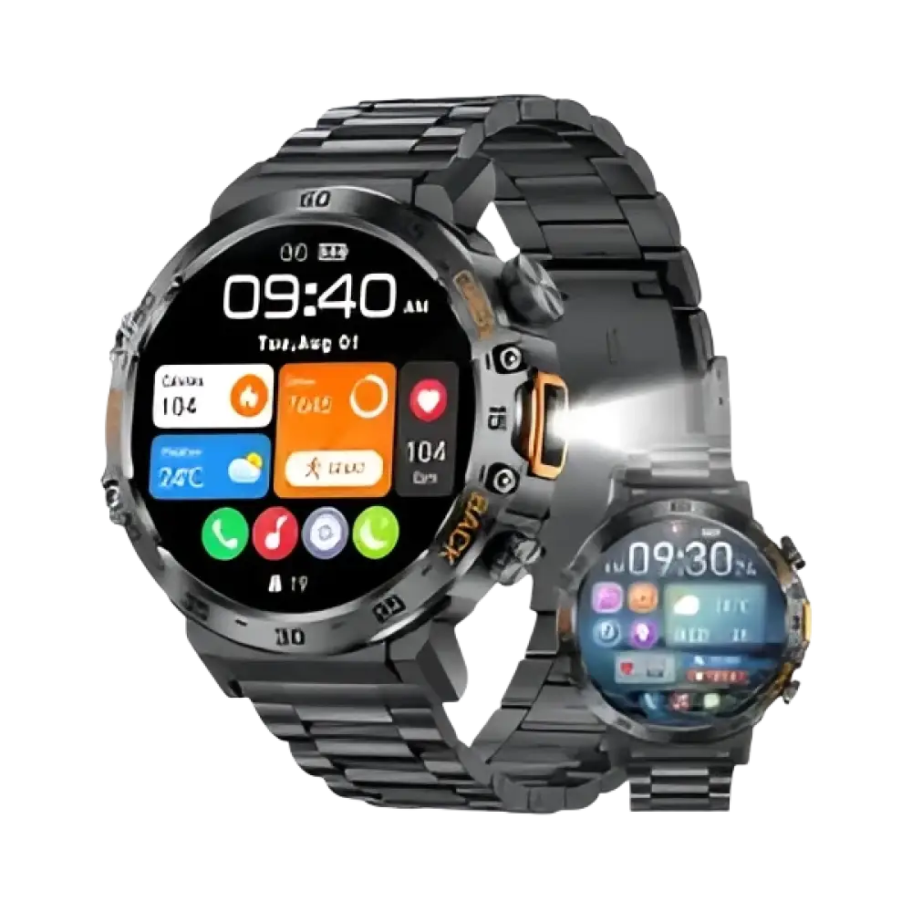 Montre intelligente LIGE 2024 avec écran AMOLED HD 360*360 étanche pour hommes
