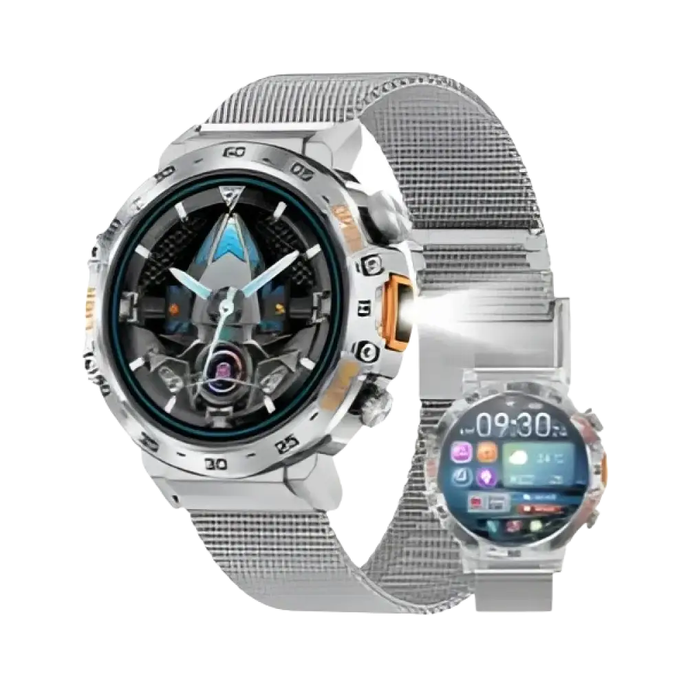 Montre intelligente LIGE 2024 avec écran AMOLED HD 360*360 étanche pour hommes
