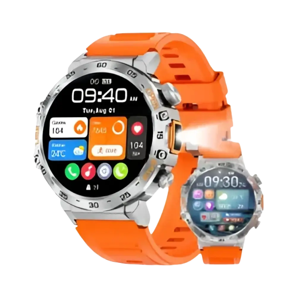 Montre intelligente LIGE 2024 avec écran AMOLED HD 360*360 étanche pour hommes