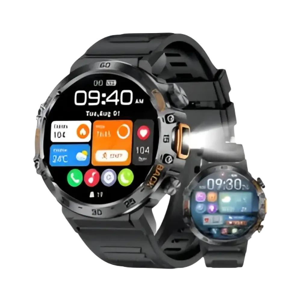 Montre intelligente LIGE 2024 avec écran AMOLED HD 360*360 étanche pour hommes