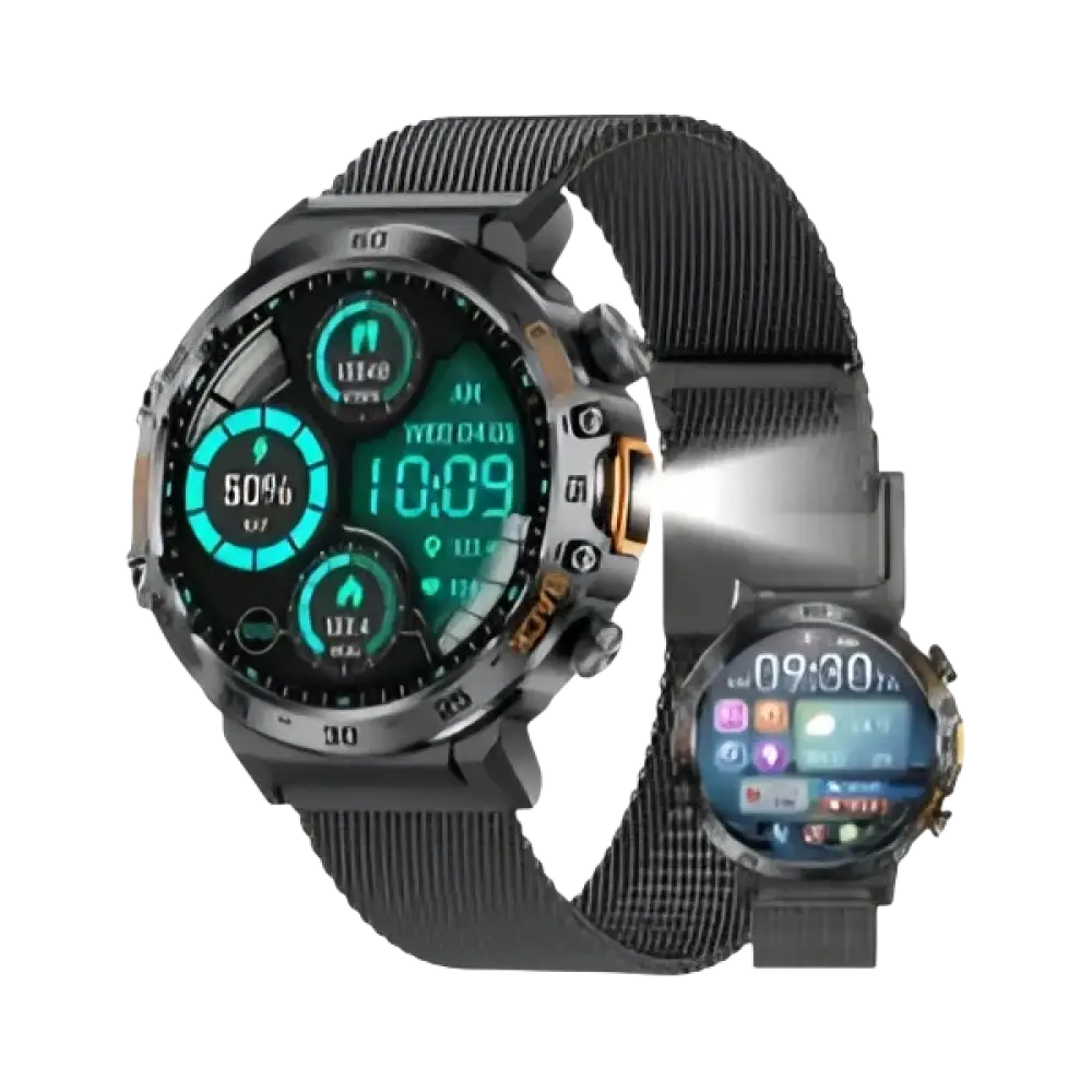 Montre intelligente LIGE 2024 avec écran AMOLED HD 360*360 étanche pour hommes
