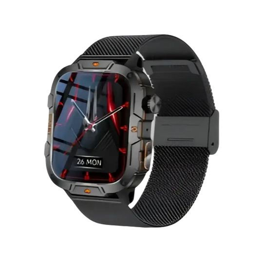 2025 nouveau pour Xiaomi montre intelligente de qualité militaire hommes 1.96 "écran AMOLED 5ATM étanche sport Fitness Tracker BT appel Smartwatch