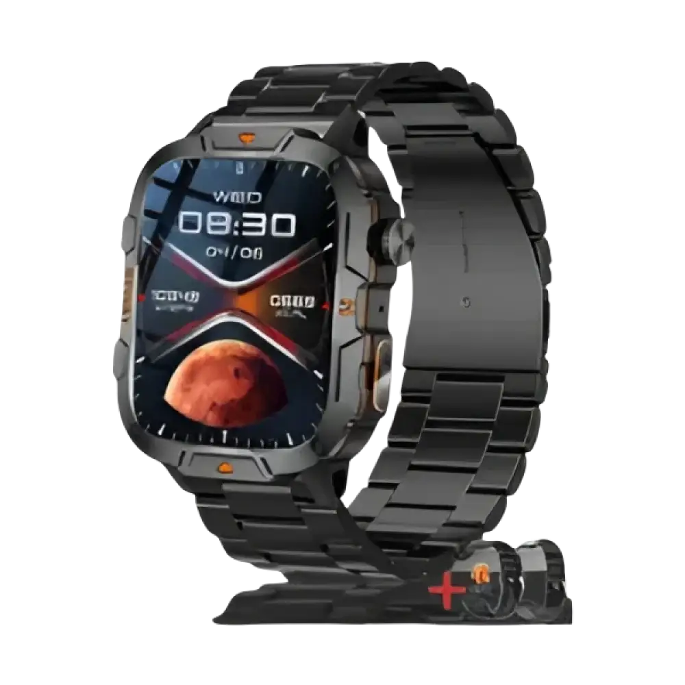 2025 nouveau pour Xiaomi montre intelligente de qualité militaire hommes 1.96 "écran AMOLED 5ATM étanche sport Fitness Tracker BT appel Smartwatch