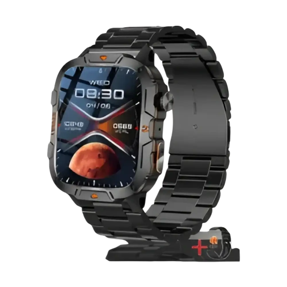 2025 nouveau pour Xiaomi montre intelligente de qualité militaire hommes 1.96 "écran AMOLED 5ATM étanche sport Fitness Tracker BT appel Smartwatch