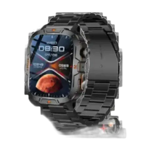 2025 nouveau pour Xiaomi montre intelligente de qualité militaire hommes 1.96 "écran AMOLED 5ATM étanche sport Fitness Tracker BT appel Smartwatch