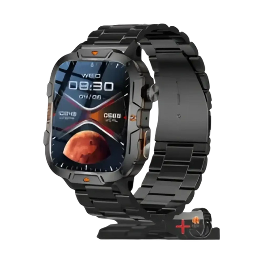 2025 nouveau pour Xiaomi montre intelligente de qualité militaire hommes 1.96 "écran AMOLED 5ATM étanche sport Fitness Tracker BT appel Smartwatch