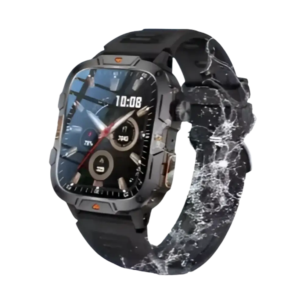 2025 nouveau pour Xiaomi montre intelligente de qualité militaire hommes 1.96 "écran AMOLED 5ATM étanche sport Fitness Tracker BT appel Smartwatch