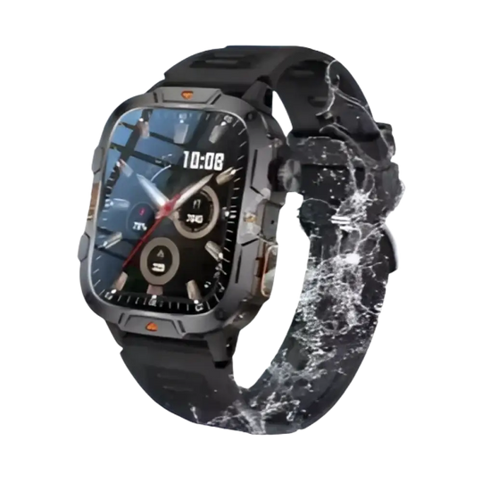 2025 nouveau pour Xiaomi montre intelligente de qualité militaire hommes 1.96 "écran AMOLED 5ATM étanche sport Fitness Tracker BT appel Smartwatch
