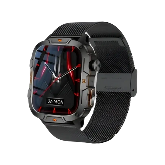 2025 nouveau pour Xiaomi montre intelligente de qualité militaire hommes 1.96 "écran AMOLED 5ATM étanche sport Fitness Tracker BT appel Smartwatch