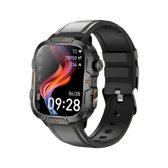 2025 nouveau pour Xiaomi montre intelligente de qualité militaire hommes 1.96 "écran AMOLED 5ATM étanche sport Fitness Tracker BT appel Smartwatch