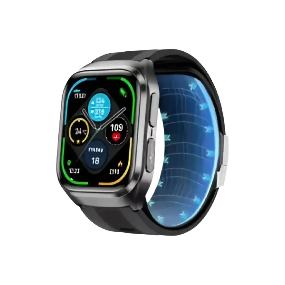 Montre intelligente ECG santé 2025 - Diagnostics AI pour hommes