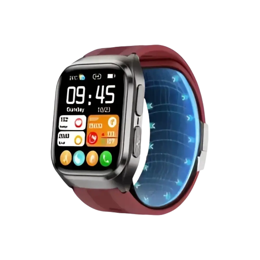 Montre intelligente ECG santé 2025 - Diagnostics AI pour hommes