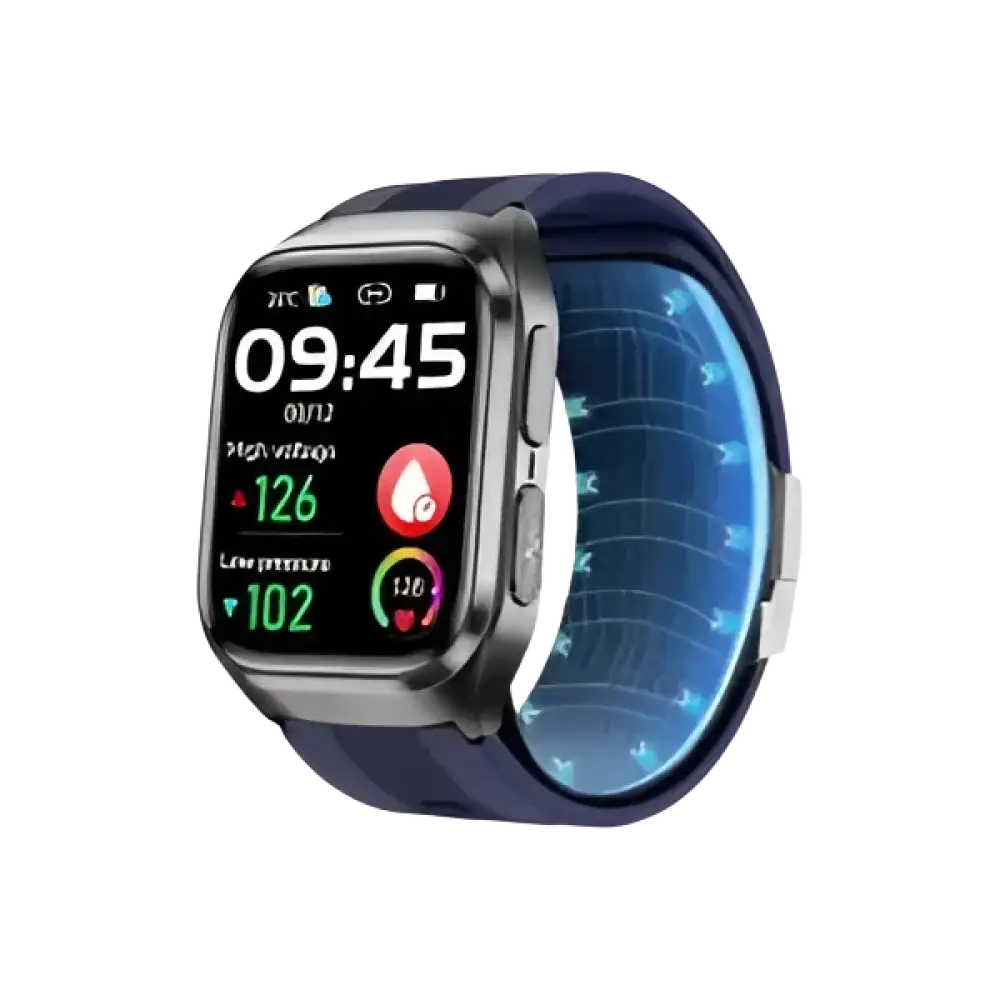 Montre intelligente ECG santé 2025 - Diagnostics AI pour hommes