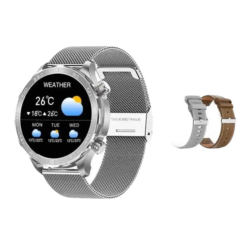 Montre intelligente sport homme avec appel Bluetooth et grand écran AMOLED HD