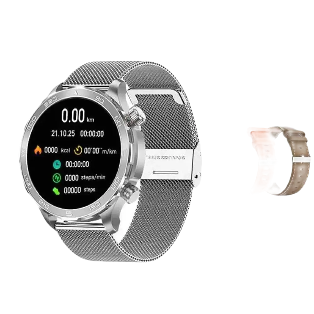 Montre intelligente sport homme avec appel Bluetooth et grand écran AMOLED HD