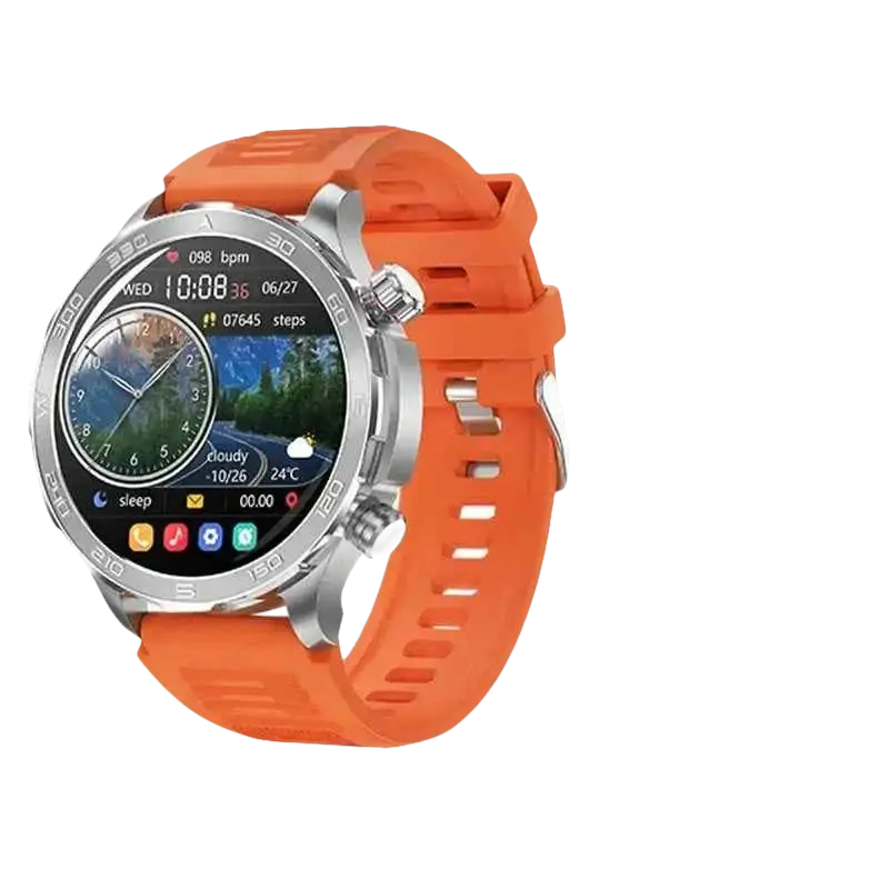 Montre intelligente sport homme avec appel Bluetooth et grand écran AMOLED HD