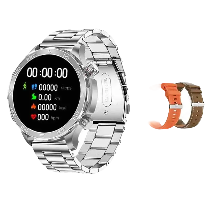 Montre intelligente sport homme avec appel Bluetooth et grand écran AMOLED HD