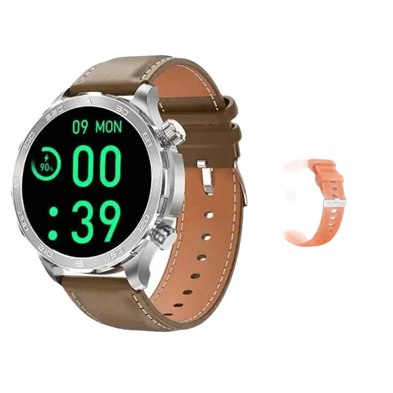 Montre intelligente sport homme avec appel Bluetooth et grand écran AMOLED HD