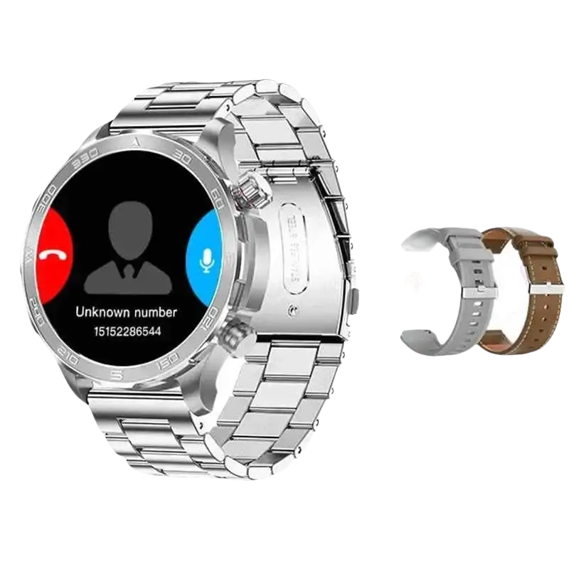 Montre intelligente sport homme avec appel Bluetooth et grand écran AMOLED HD