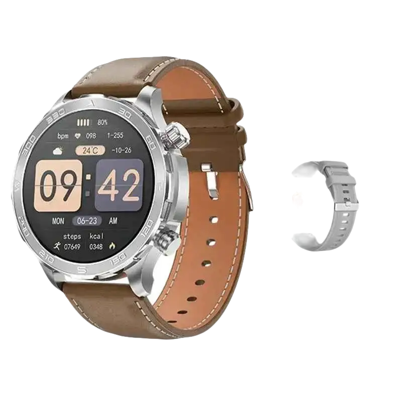 Montre intelligente sport homme avec appel Bluetooth et grand écran AMOLED HD