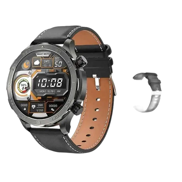 Montre intelligente sport homme avec appel Bluetooth et grand écran AMOLED HD