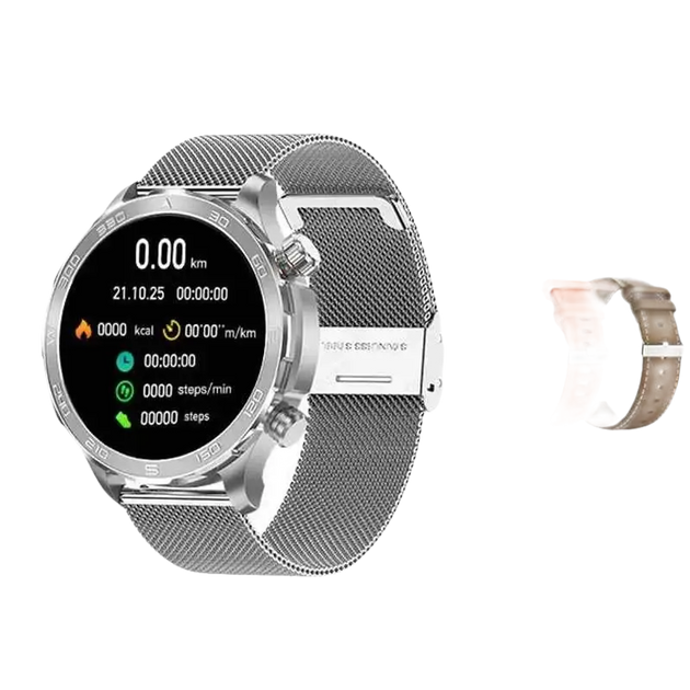 Montre intelligente sport homme avec appel Bluetooth et grand écran AMOLED HD