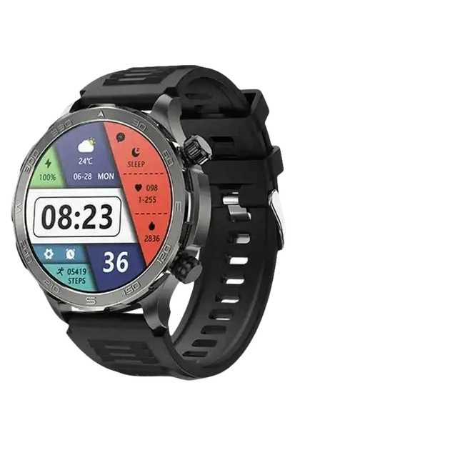 Montre intelligente sport homme avec appel Bluetooth et grand écran AMOLED HD