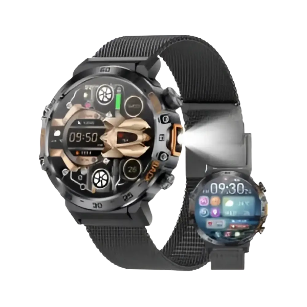 2025 - Sport, lampe de poche LED 360*360Montre intelligente LIGE homme