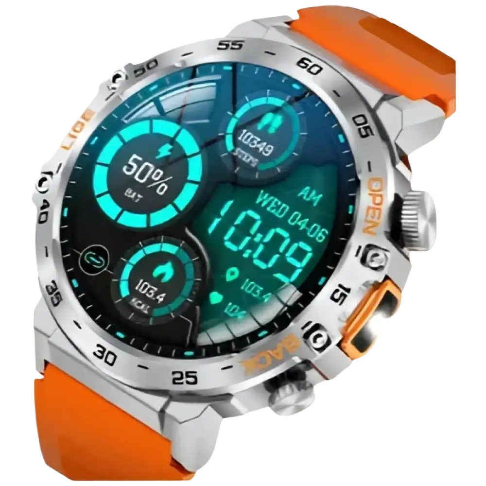 2025 - Sport, lampe de poche LED 360*360Montre intelligente LIGE homme