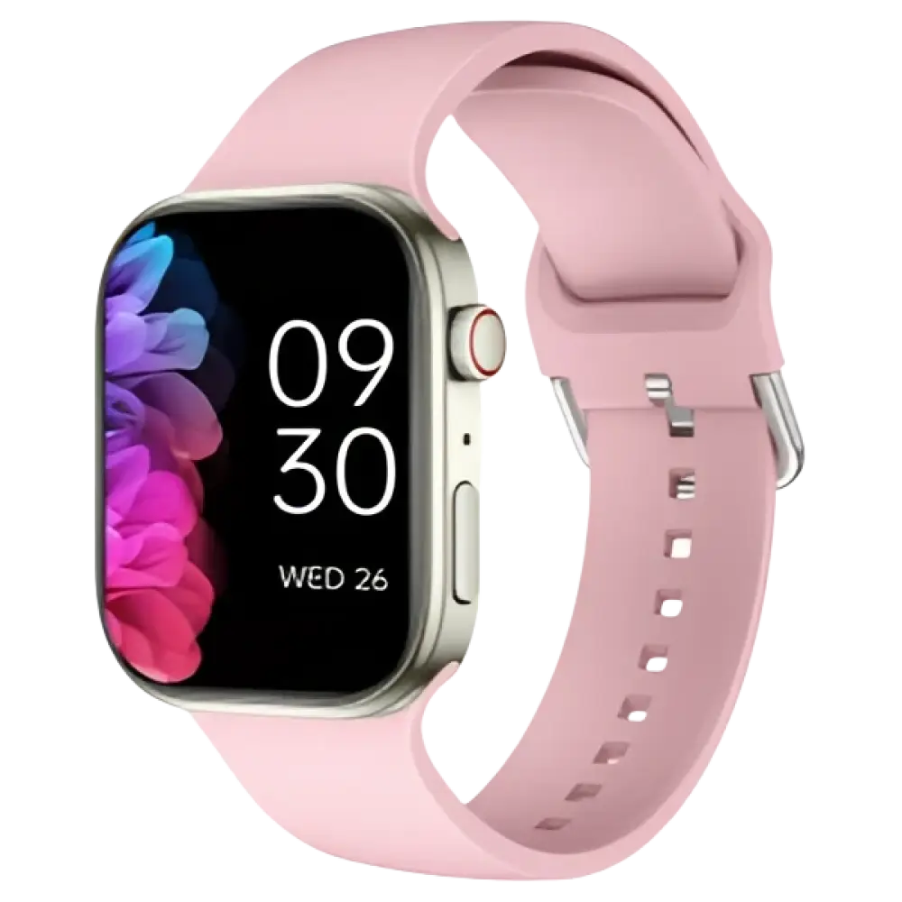 2025 montre intelligente 1.83 ’écran HD Bluetooth appel surveillance de la fréquence cardiaque - Rose / Pour Apple