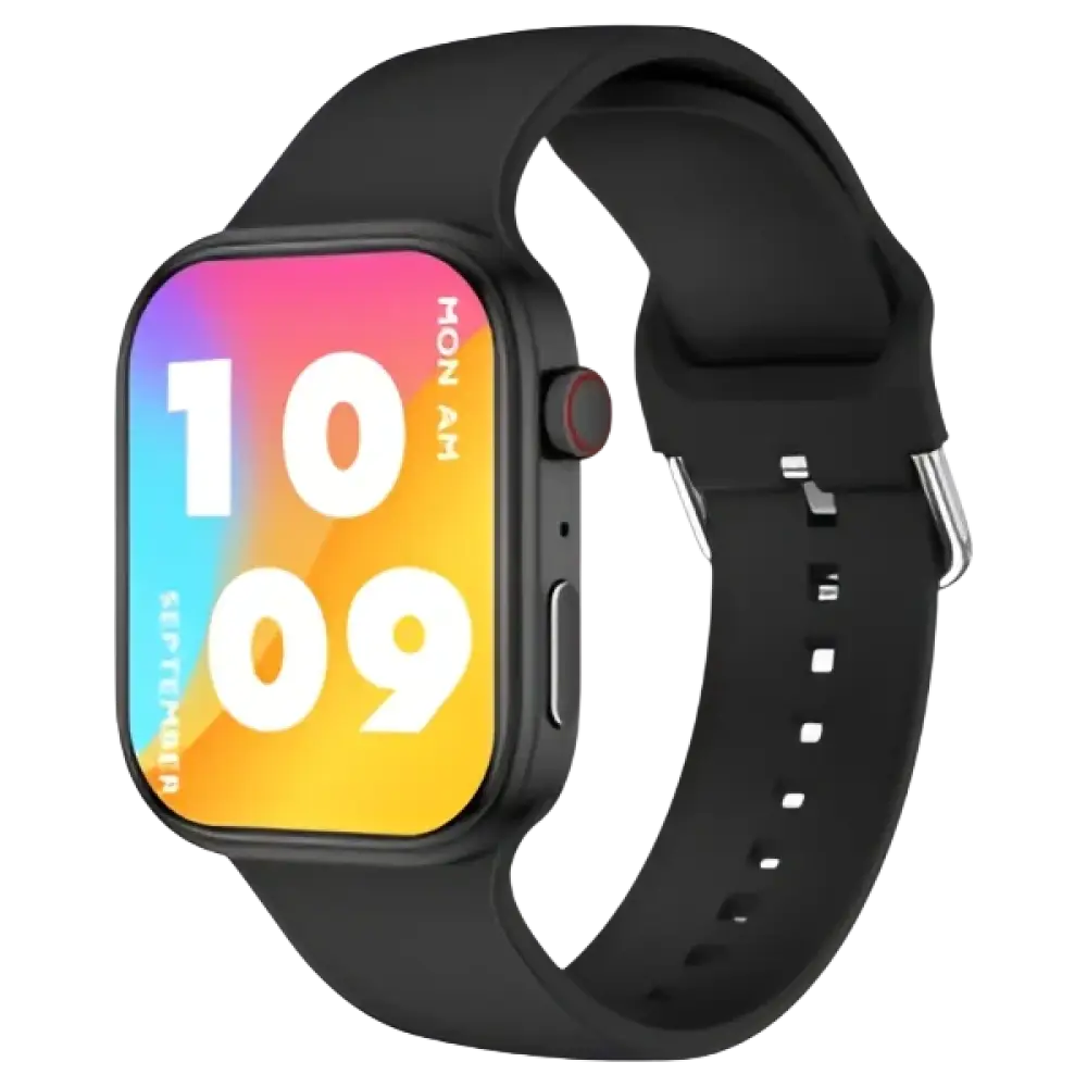 2025 montre intelligente 1.83 ’écran HD Bluetooth appel surveillance de la fréquence cardiaque - Noir / Pour Apple