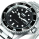 Montre mécanique automatique pour hommes étanche bracelet en acier inoxydable calendrier lumineux montres décontractées