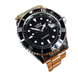 Montre mécanique automatique pour hommes étanche bracelet en acier inoxydable calendrier lumineux montres décontractées