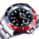 Montre mécanique automatique pour hommes étanche bracelet en acier inoxydable calendrier lumineux montres décontractées