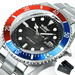 WINNER Montres mécaniques classiques pour hommes montre automatique d’affaires de marque de luxe lunette rotative