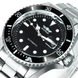 WINNER Montres mécaniques classiques pour hommes montre automatique d’affaires de marque de luxe lunette rotative