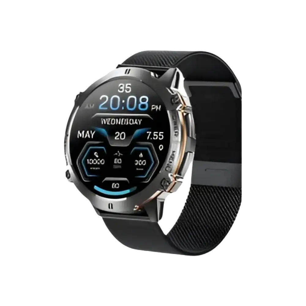 Montre connectée de sport homme, qualité militaire, batterie 1000mAh