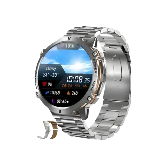 Montre connectée de sport homme, qualité militaire, batterie 1000mAh