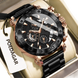 POEDAGAR luxe hommes montre-bracelet Date lumineux étanche Quartz homme horloge chronographe acier inoxydable mode