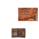 Portefeuille en cuir personnalisable avec différentes options de polices de caractères et de zones de gravure.