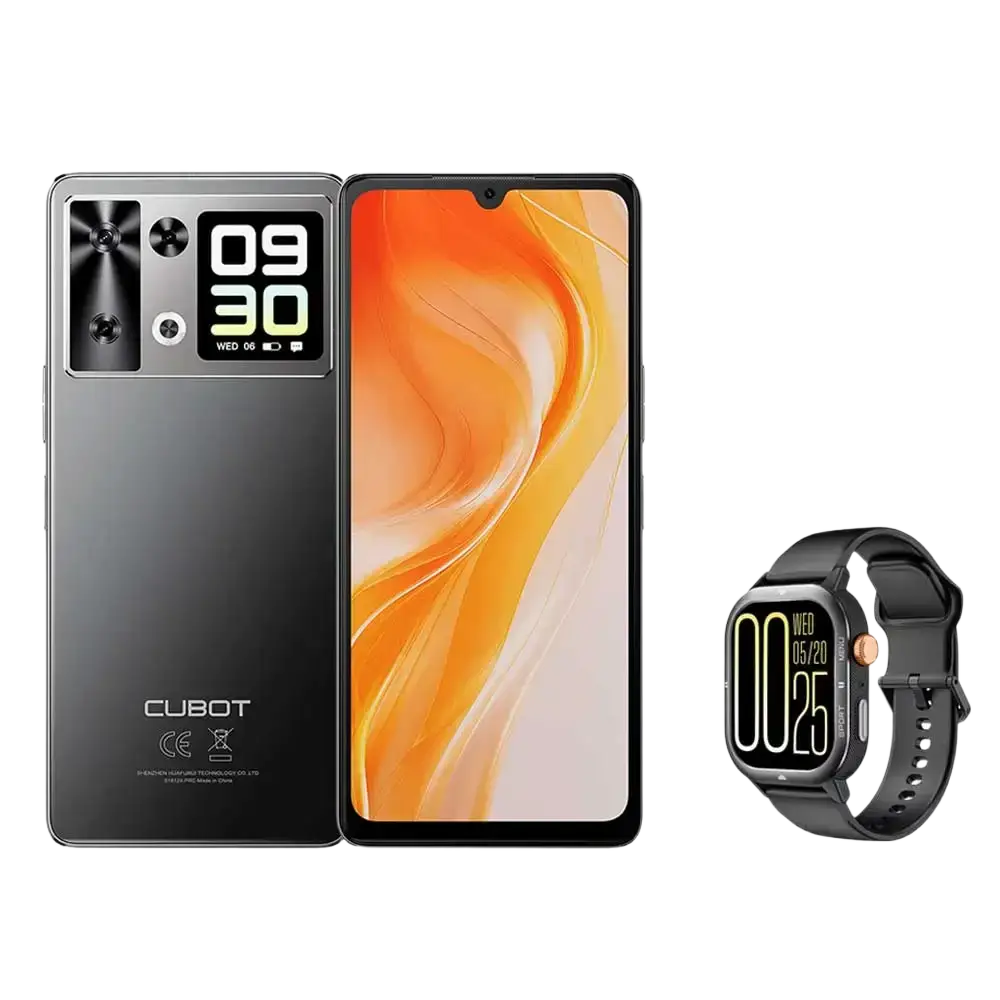 Smartphone avec smartwatch.