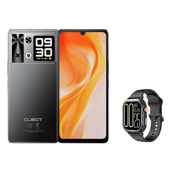 Smartphone avec smartwatch.