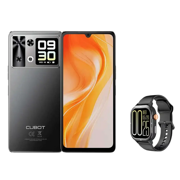 Smartphone avec smartwatch.