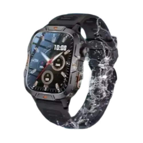 2025 nouveau pour Xiaomi montre intelligente de qualité militaire hommes 1.96 "écran AMOLED 5ATM étanche sport Fitness Tracker BT appel Smartwatch