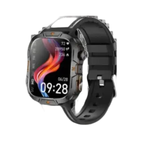 2025 nouveau pour Xiaomi montre intelligente de qualité militaire hommes 1.96 "écran AMOLED 5ATM étanche sport Fitness Tracker BT appel Smartwatch
