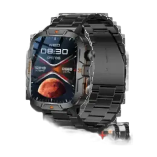 2025 nouveau pour Xiaomi montre intelligente de qualité militaire hommes 1.96 "écran AMOLED 5ATM étanche sport Fitness Tracker BT appel Smartwatch