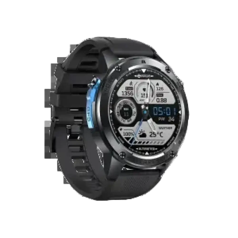 Montre intelligente Zeblaze GPS Ultra Stratos 2 avec boussole intégrée et altimètre barométrique